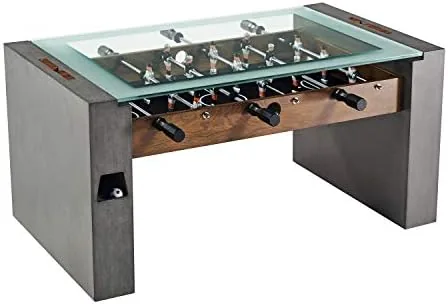 barrington urban 40in foosball coffee table for game rooms and living rooms